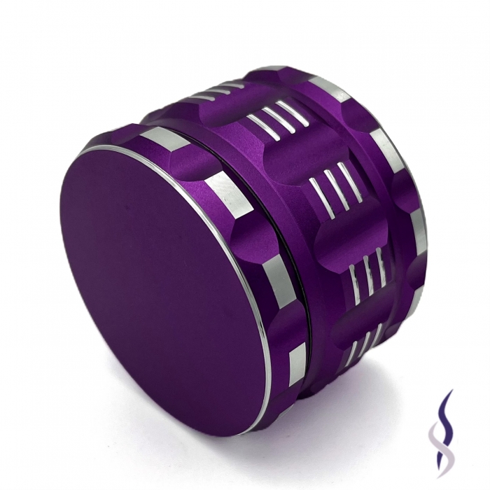 CNC Aluminium 4Pieces D45mm Grinder Purple