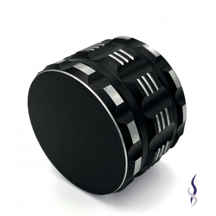 CNC 4Pieces 45mm Aluminium Grinder Black