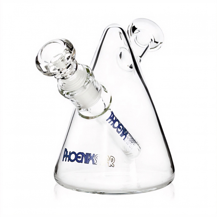Phoenix Star Conical Mini Beaker Water Glass Bong 13cm Blue