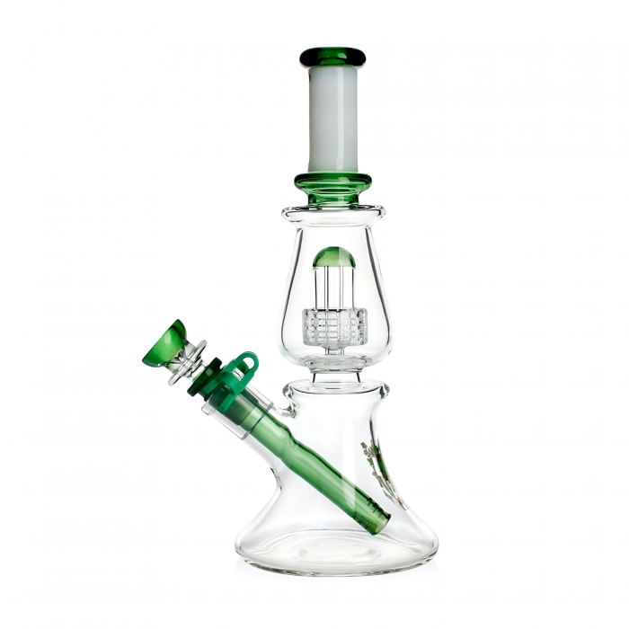 Phoenix Star Matrix Perc Bong 25cm Green