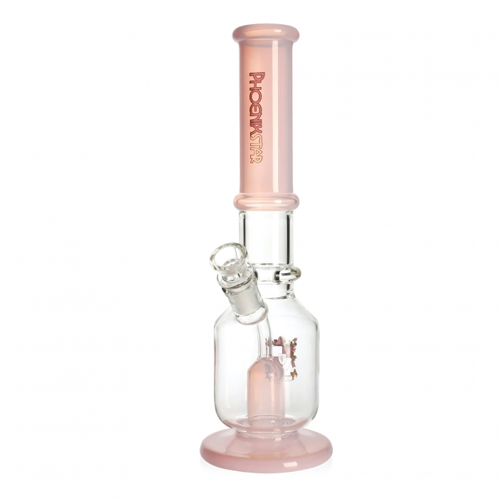 Phoenix Star Premium Pillar Percolator Bong 33cm Pink