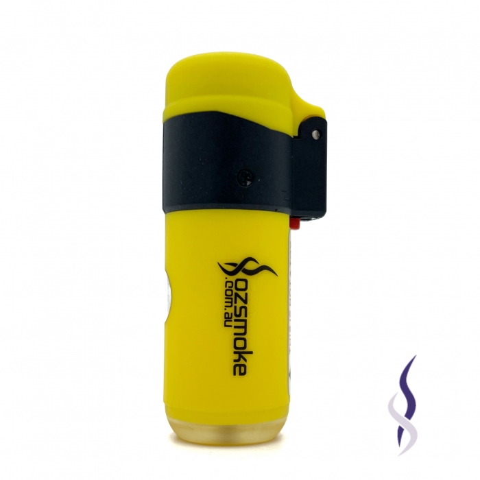 ZENGAZ Windproof Turbo Flame Refillable Jet Lighter Yellow