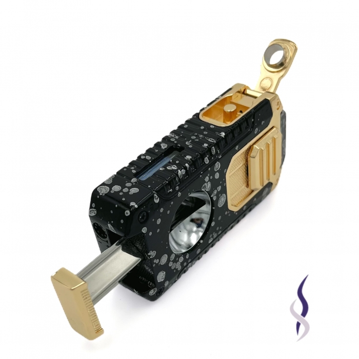 Bool Triple Torch Jet Lighter With Integrated Cigar VCutter