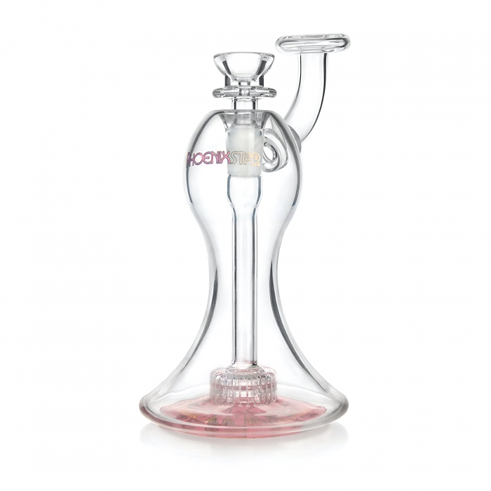 Phoenix Star Matrix Perc Bong 18cm Pink