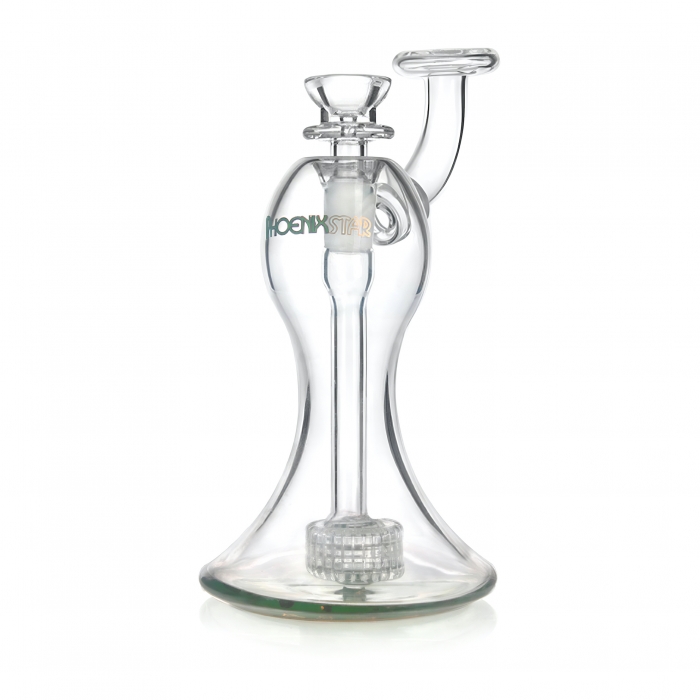 Phoenix Star Matrix Perc Bong 18cm Green