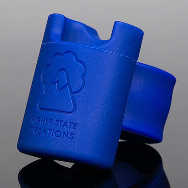 Silicone Slap Pack Lighter Holster Dark Blue